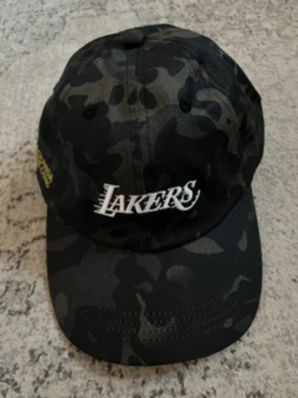 🧡3/$15 NWOT Los Angeles Lakers Camo White Logo Pechanga Resort Casino Hat